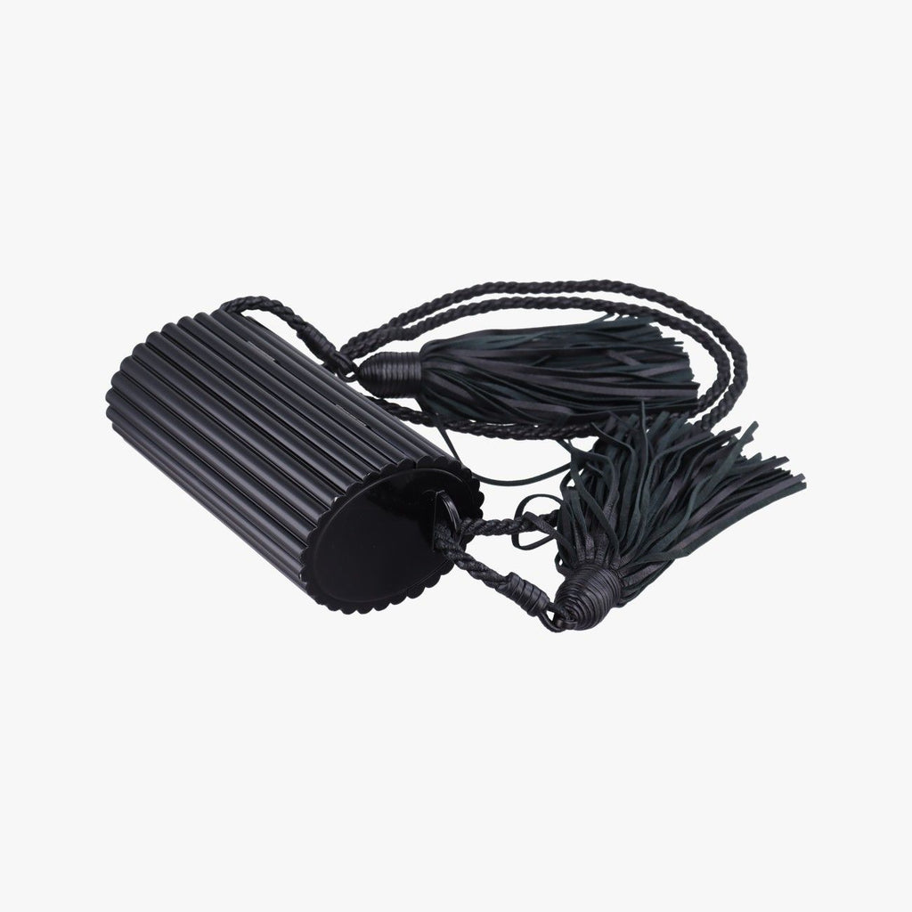 Saint Laurent Fringe Monogram Opium Box Black Plexiglass — view 6