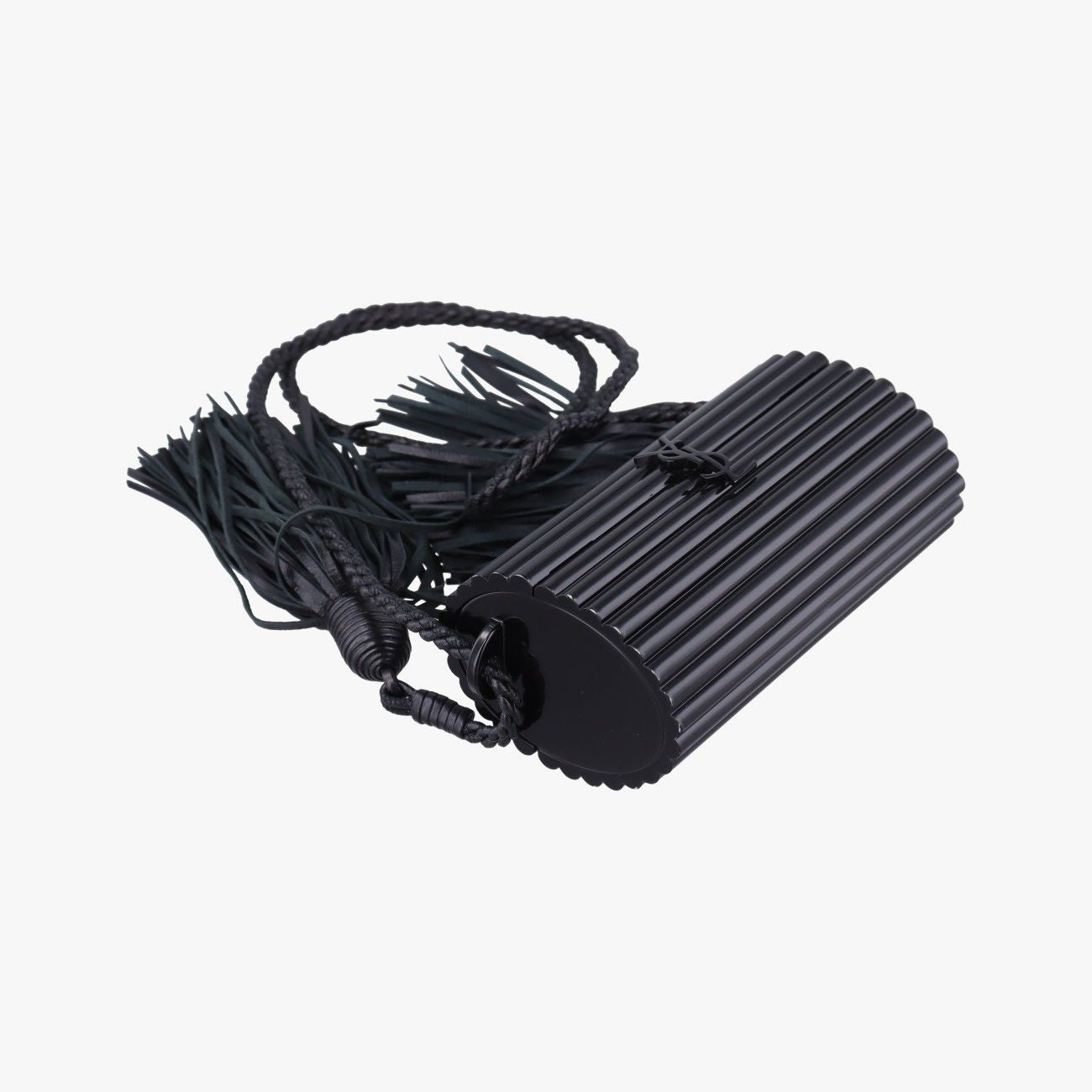 Saint Laurent Fringe Monogram Opium Box Black Plexiglass — view 5