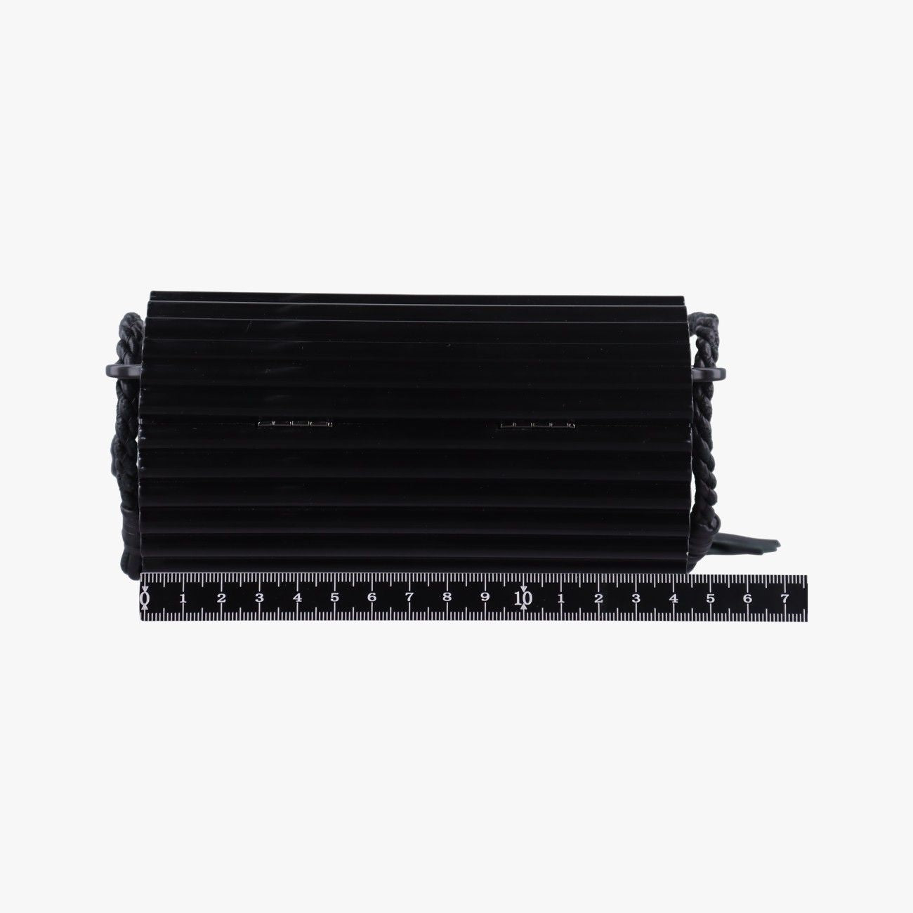 Saint Laurent Fringe Monogram Opium Box Black Plexiglass — view 2