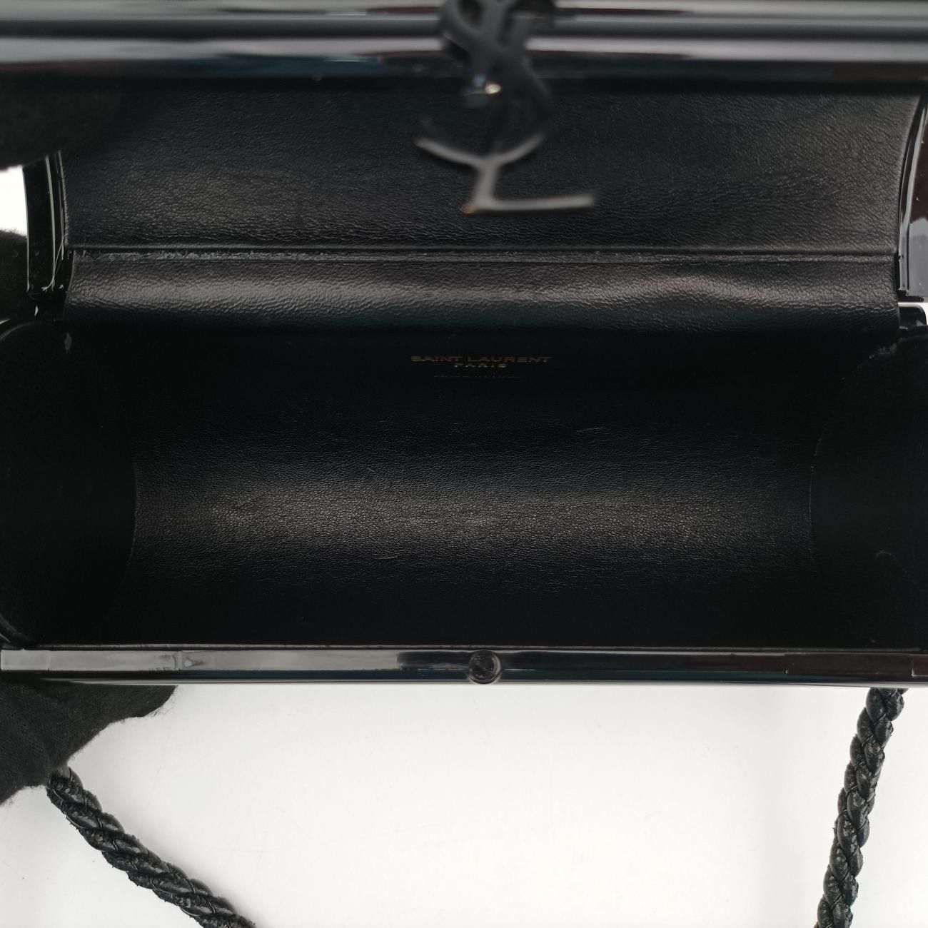 Saint Laurent Fringe Monogram Opium Box Black Plexiglass — view 9