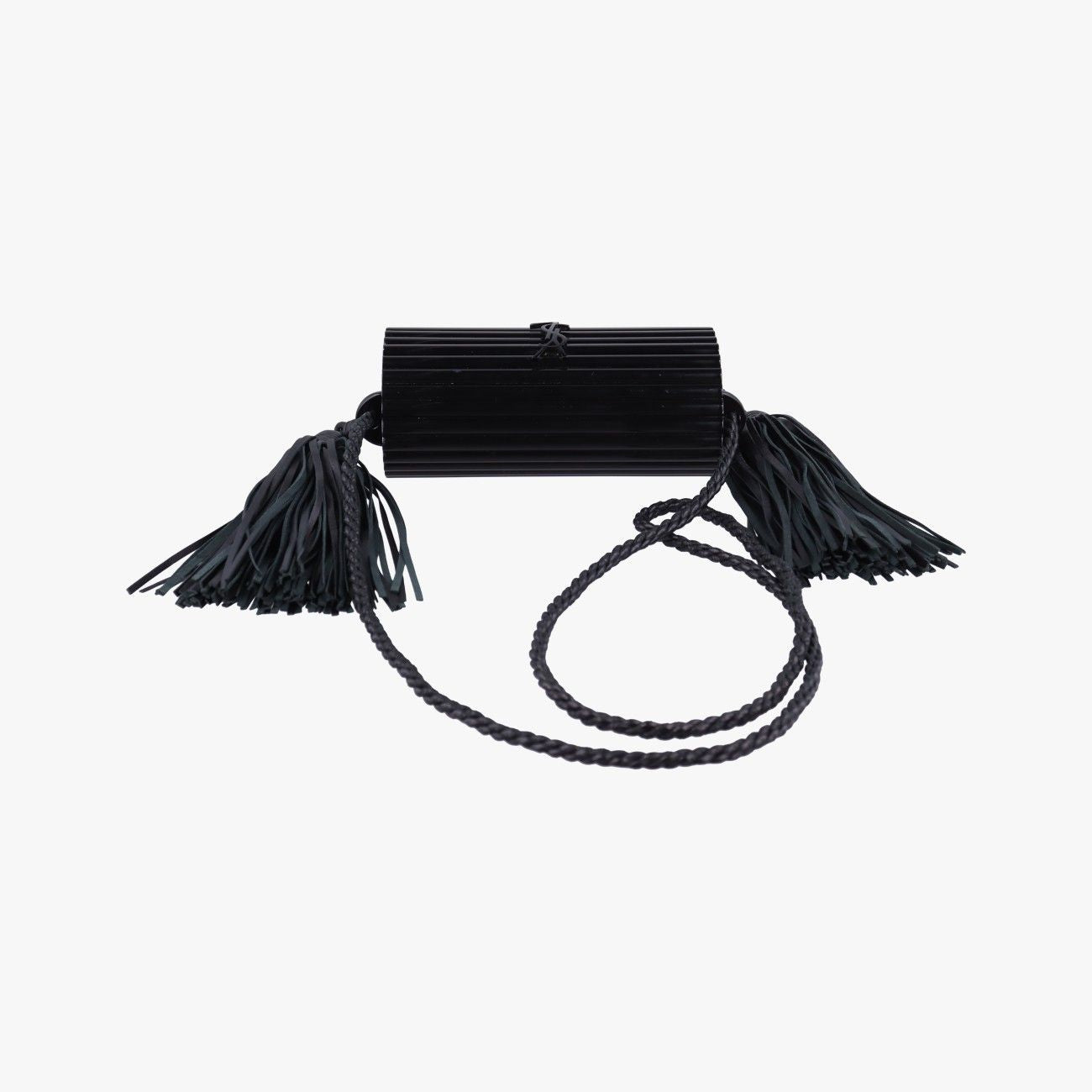 Saint Laurent Fringe Monogram Opium Box Black Plexiglass — view 8