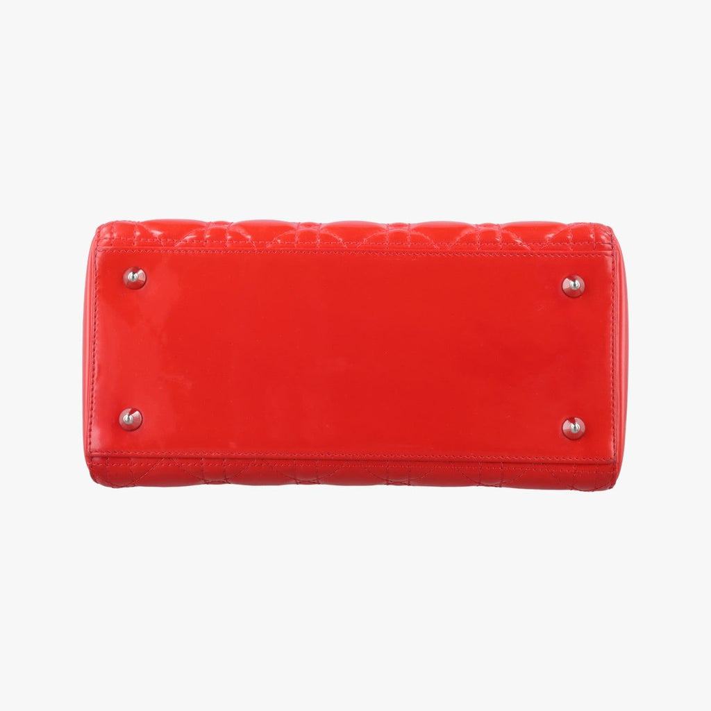 Dior Lady Red Patent Handbag — view 3