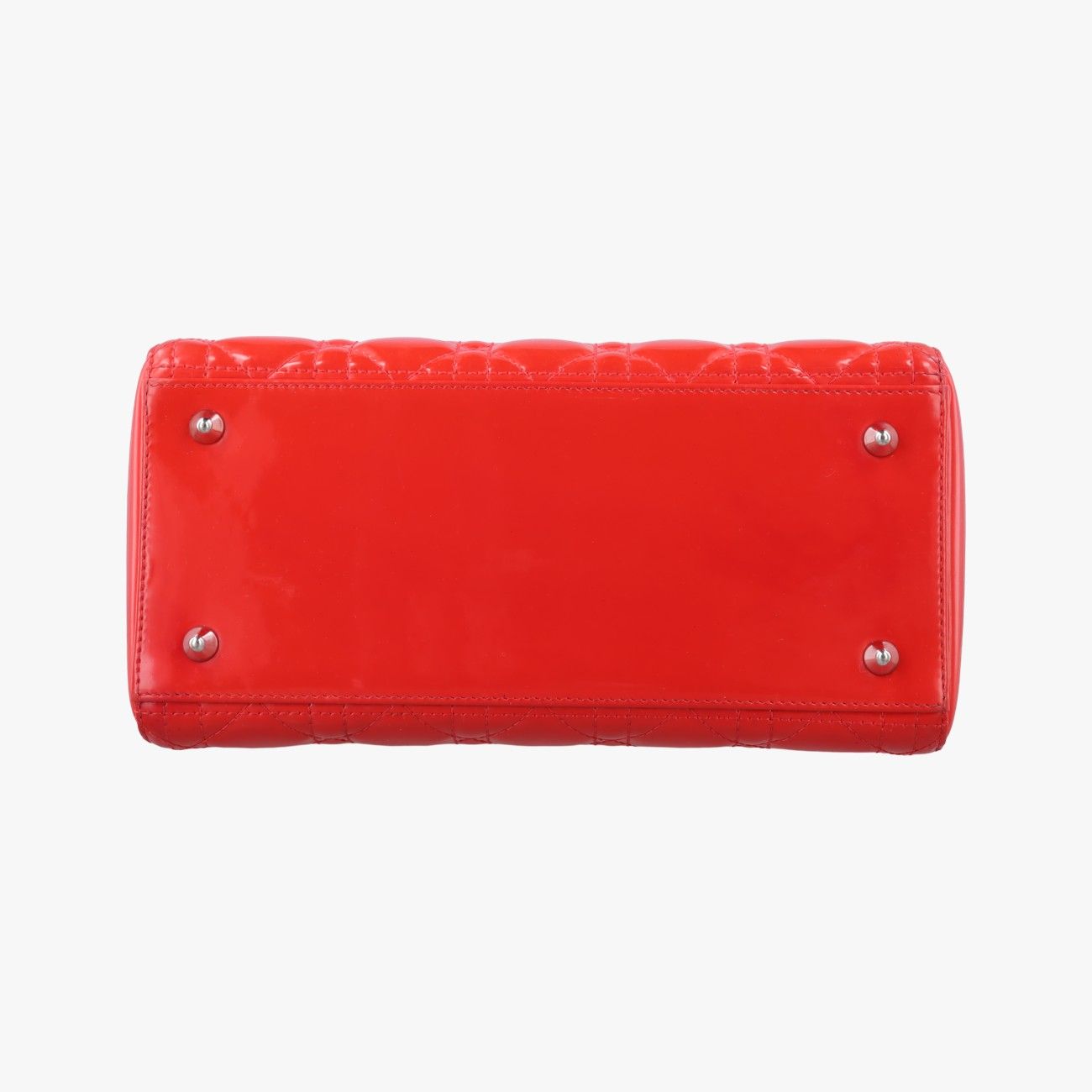 Dior Lady Red Patent Handbag — view 3