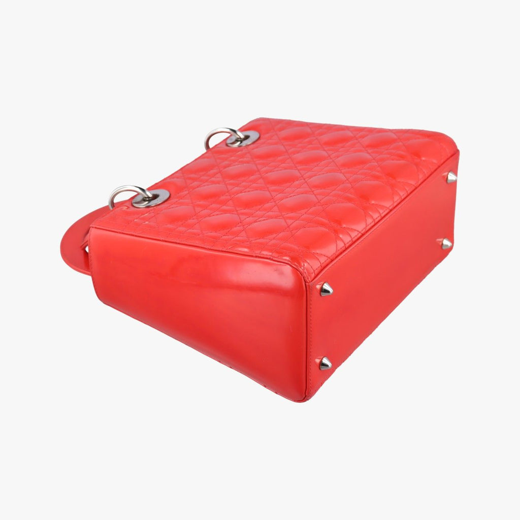 Dior Lady Red Patent Handbag — view 7