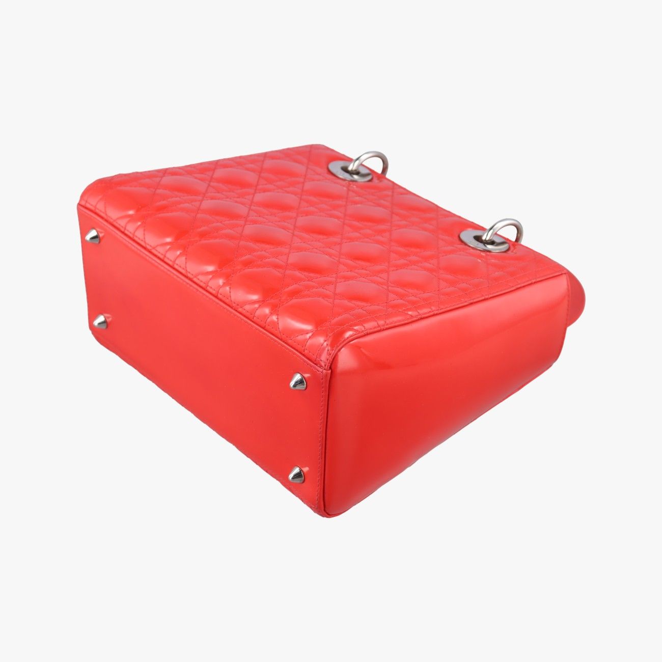Dior Lady Red Patent Handbag — view 6