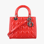 Dior Lady Red Patent Handbag