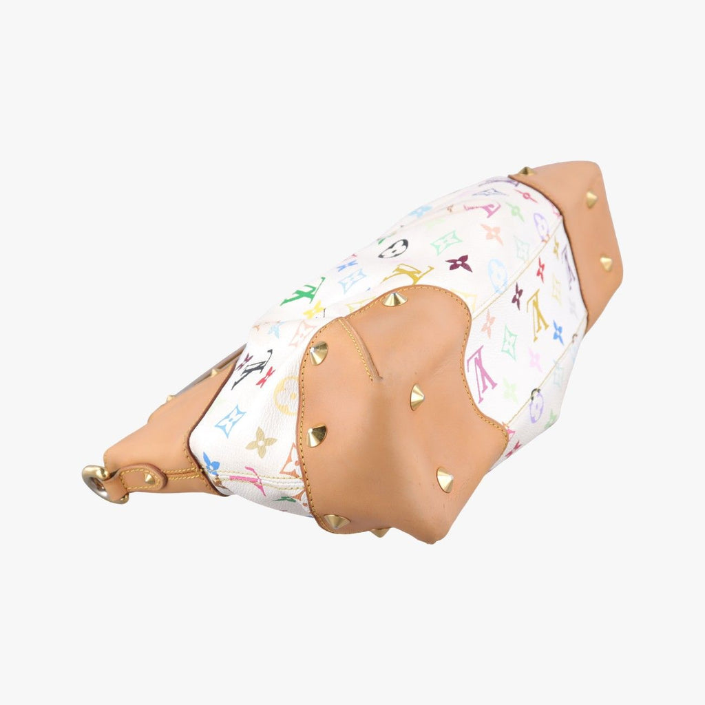 Louis Vuitton Judy MM White Monogram Multicolor Shoulder — view 7
