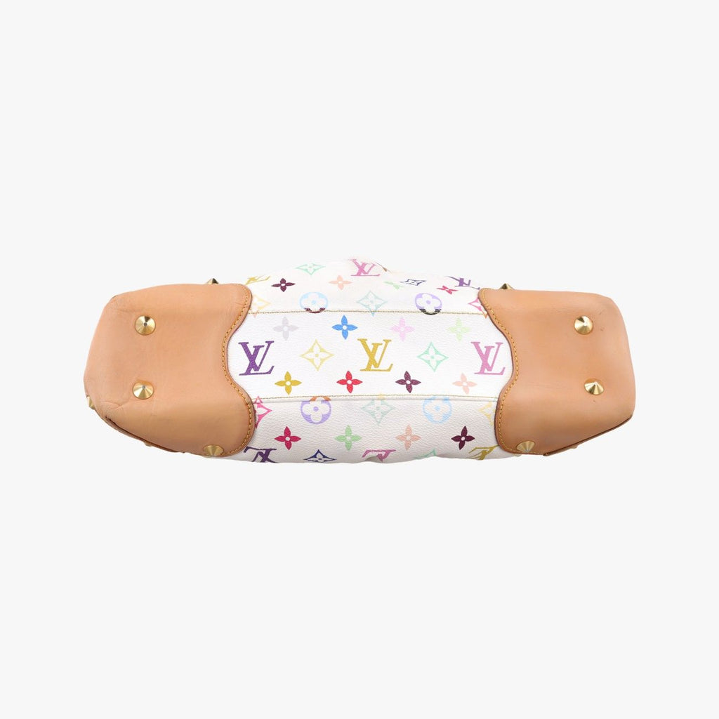 Louis Vuitton Judy MM White Monogram Multicolor Shoulder — view 3