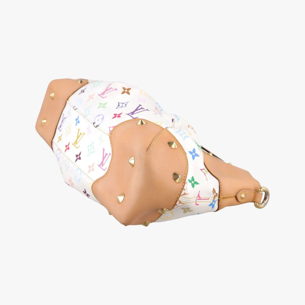 Louis Vuitton Judy MM White Monogram Multicolor Shoulder — view 4