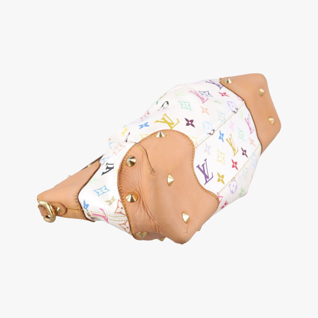 Louis Vuitton Judy MM White Monogram Multicolor Shoulder — view 5