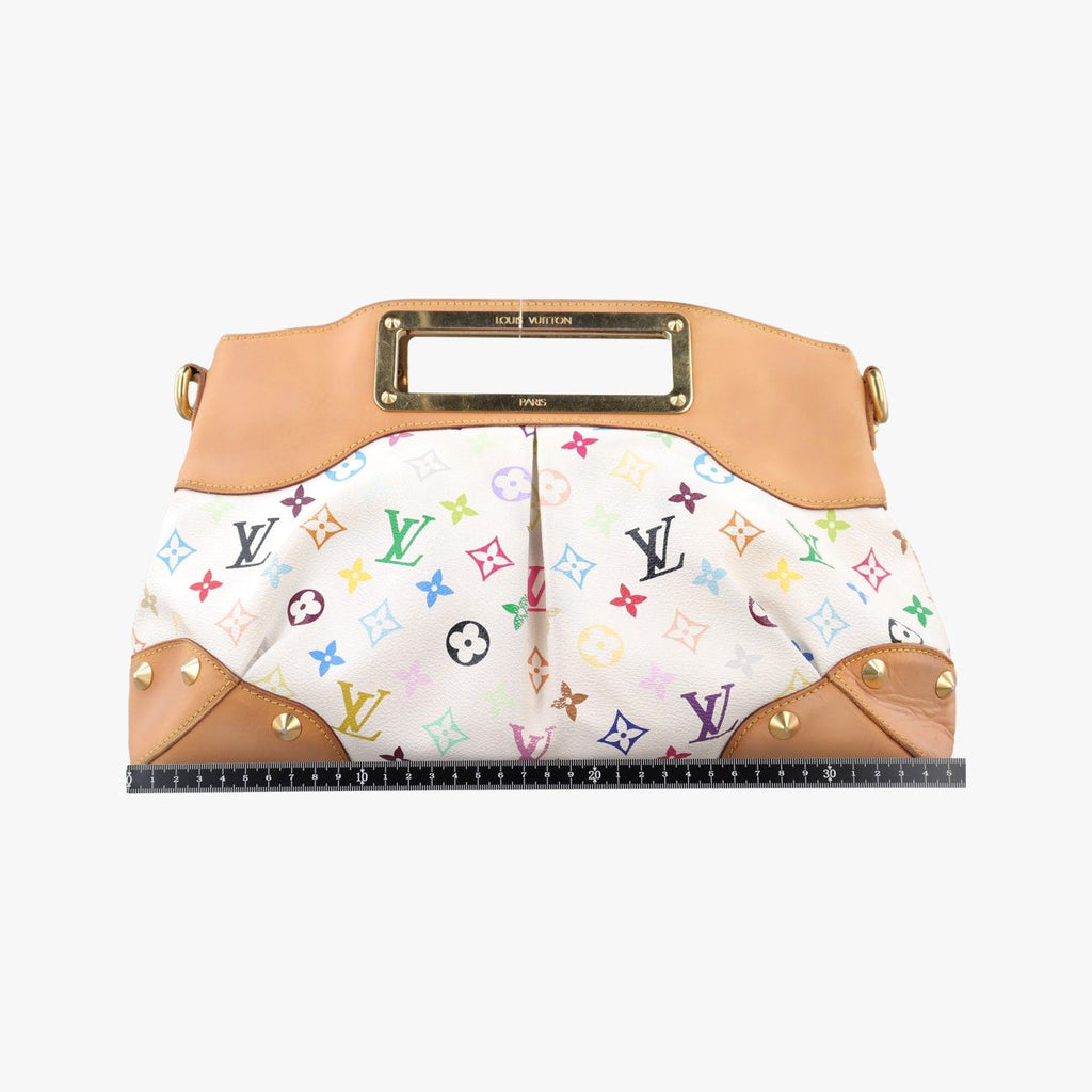Louis Vuitton Judy MM White Monogram Multicolor Shoulder — view 2