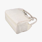 Dior Oblique Beige Canvas Leather Handbag — view 4