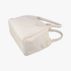 Dior Oblique Beige Canvas Leather Handbag — view 6