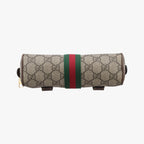 Gucci Ophidia Brown Canvas Handbag — view 3