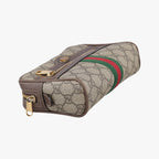 Gucci Ophidia Brown Canvas Handbag — view 5