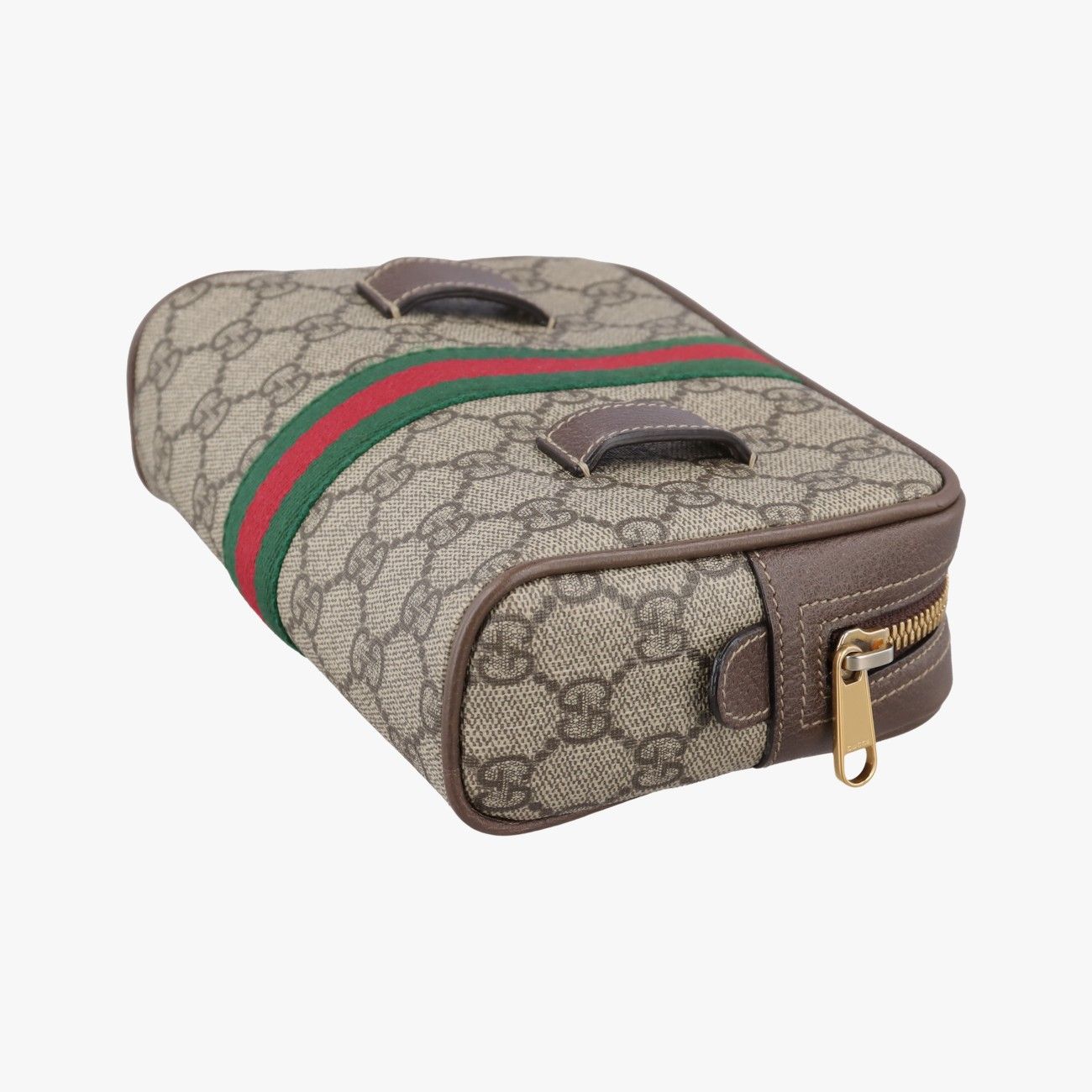 Gucci Ophidia Brown Canvas Handbag — view 6