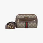 Gucci Ophidia Brown Canvas Handbag