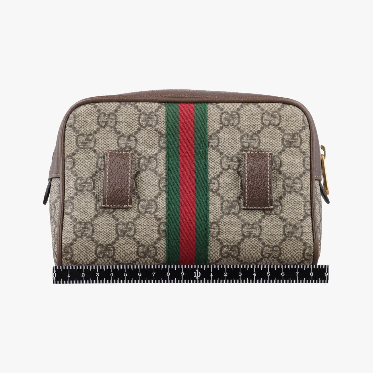 Gucci Ophidia Brown Canvas Handbag — view 2