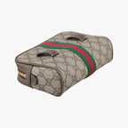 Gucci Ophidia Brown Canvas Handbag — view 7