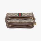 Gucci Ophidia Brown Canvas Handbag — view 8