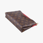 Louis Vuitton Pallas Clutch Monogram Brown Cerise Canvas Calf Leather — view 4