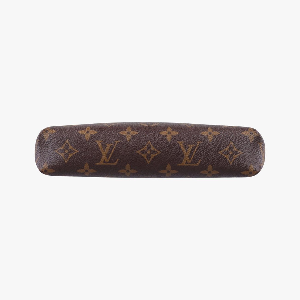 Louis Vuitton Pallas Clutch Monogram Brown Cerise Canvas Calf Leather — view 3