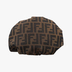 Fendi Mini Chef Brown Jacquard Shoulder — view 3
