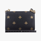 Gucci Padlock Black Gold Leather Shoulder — view 2