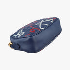 Gucci GG Marmont Blue Leather Shoulder — view 7