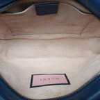 Gucci GG Marmont Blue Leather Shoulder — view 9