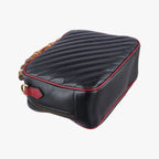 Gucci GG Marmont Bamboo Top Handle Black Red Leather — view 7