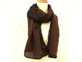 Gucci Scarf Brown Silk 100% Large Shawl