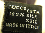 Gucci Scarf Brown Silk 100% Large Shawl — view 4