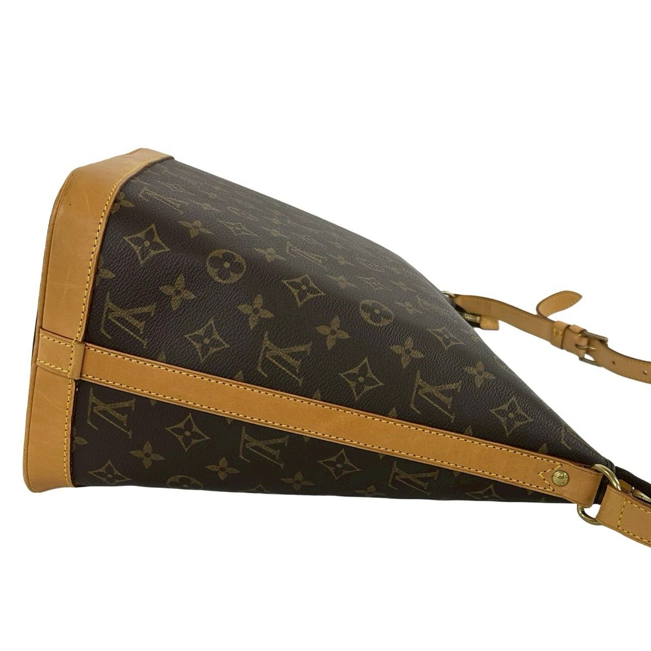 Louis Vuitton Amfar Three Vanity Star Monogram Leather Shoulder Bag Brown — view 6