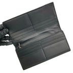 Loewe Puzzle Long Horizontal Wallet Anagram Logo Leather Bifold Black — view 7