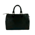 Louis Vuitton Vintage Speedy 25 Epi Leather Boston Bag Noir — view 3