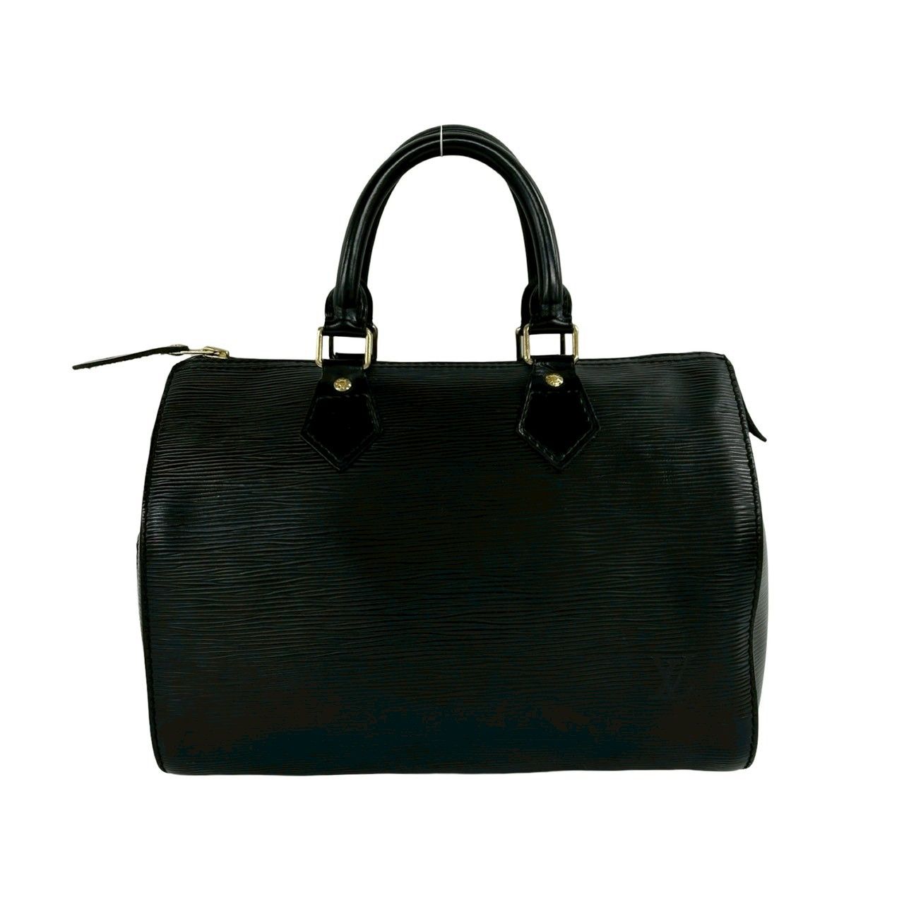 Louis Vuitton Vintage Speedy 25 Epi Leather Boston Bag Noir — view 3