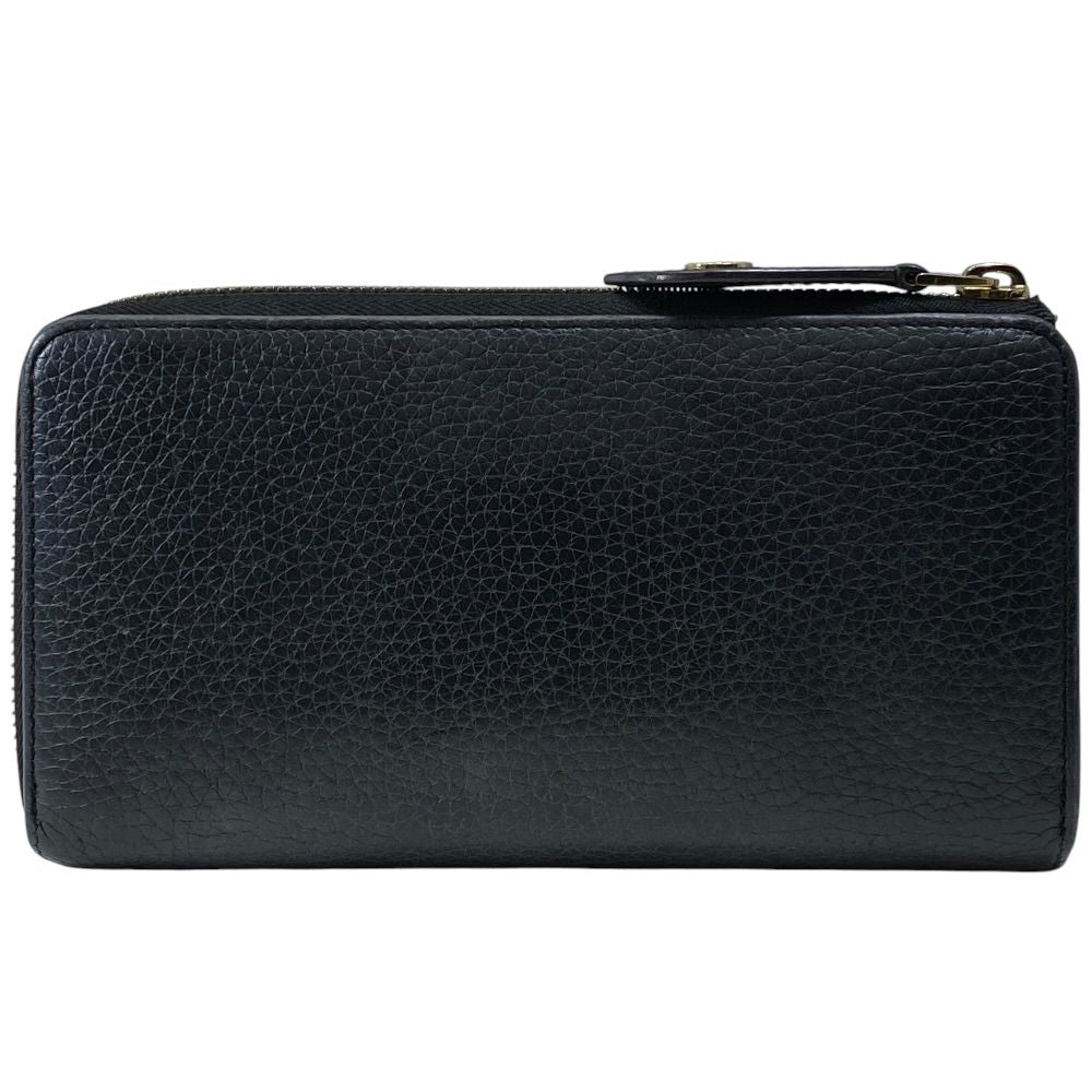 Louis Vuitton Comete Wallet Portefeuille L-shaped Zipper Leather Black Pink — view 2