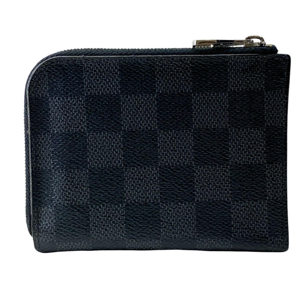 Louis Vuitton Zippy Coin Purse Damier Graphite Gray Black Practicality Compact — view 2