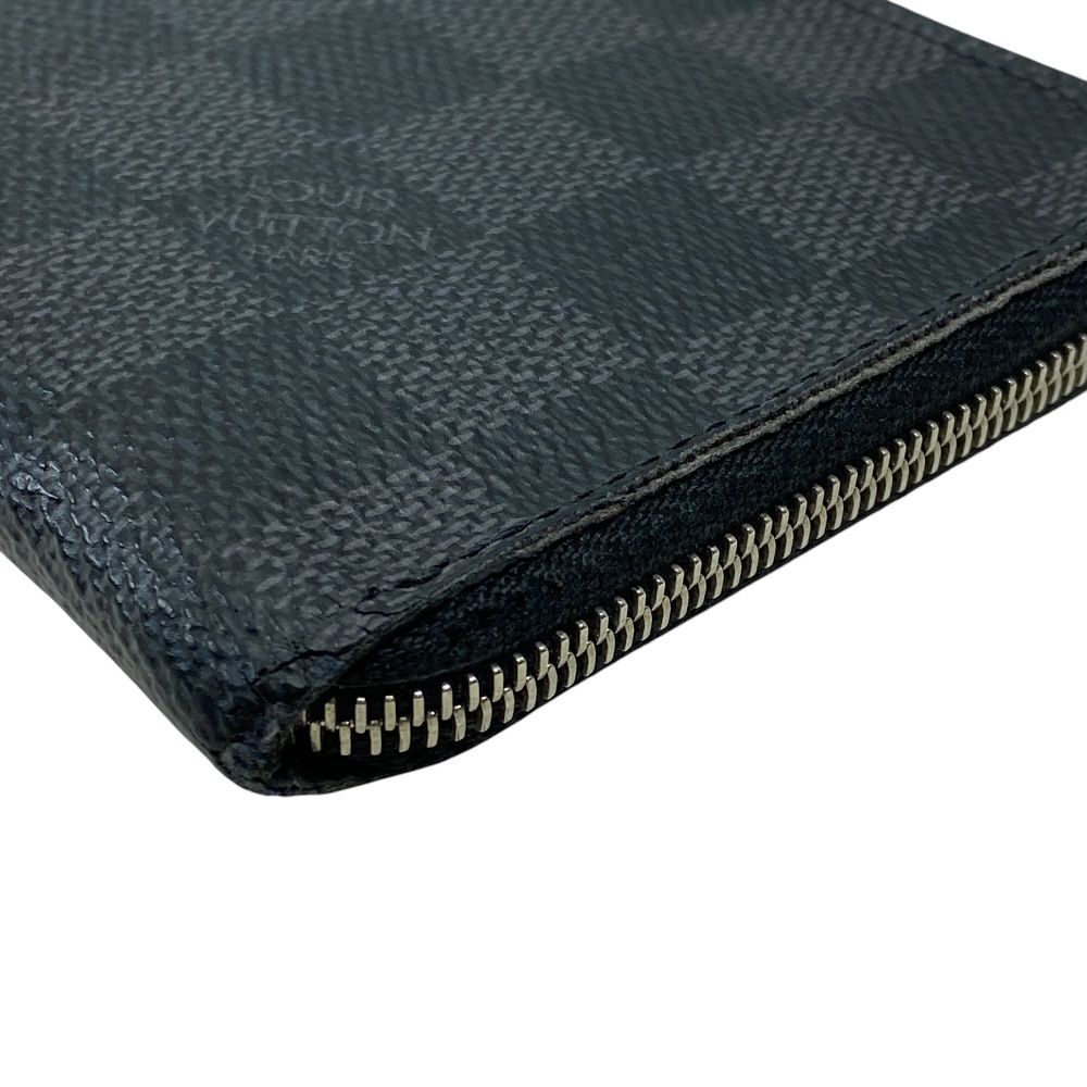 Louis Vuitton Zippy Coin Purse Damier Graphite Gray Black Practicality Compact — view 4