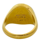 Bottega Veneta Oval Ring Gold High Quality Presence Accent — view 3