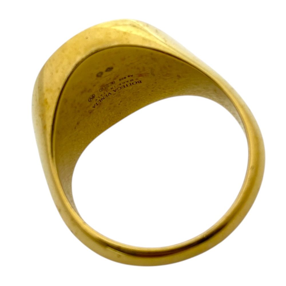 Bottega Veneta Oval Ring Gold High Quality Presence Accent — view 6