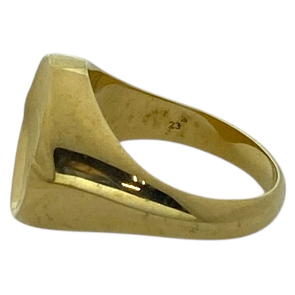 Bottega Veneta Oval Ring Gold High Quality Presence Accent — view 2