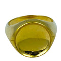 Bottega Veneta Oval Ring Gold High Quality Presence Accent
