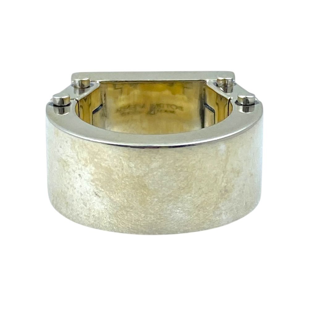 Bottega Veneta Bolt Ring Silver Pink High Quality Presence Accent — view 3