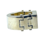 Bottega Veneta Bolt Ring Silver Pink High Quality Presence Accent — view 4
