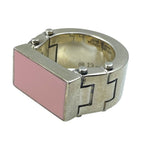 Bottega Veneta Bolt Ring Silver Pink High Quality Presence Accent — view 7
