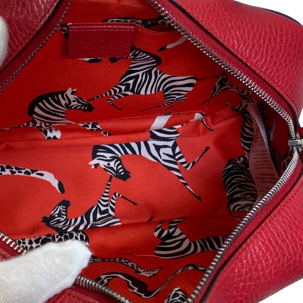 Gucci Kids Heart Handbag Leather Blue Red White High Quality Practical — view 8