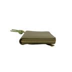 Loewe Knot Compact Zip Around Wallet Shiny Napa Calfskin Bifold Beige — view 5