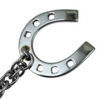 Hermes Bon Voyage Key Holder Key Ring Charm Stainless Steel Silver — view 8